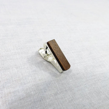 Wooden Tie Clip, Chocolate (.75