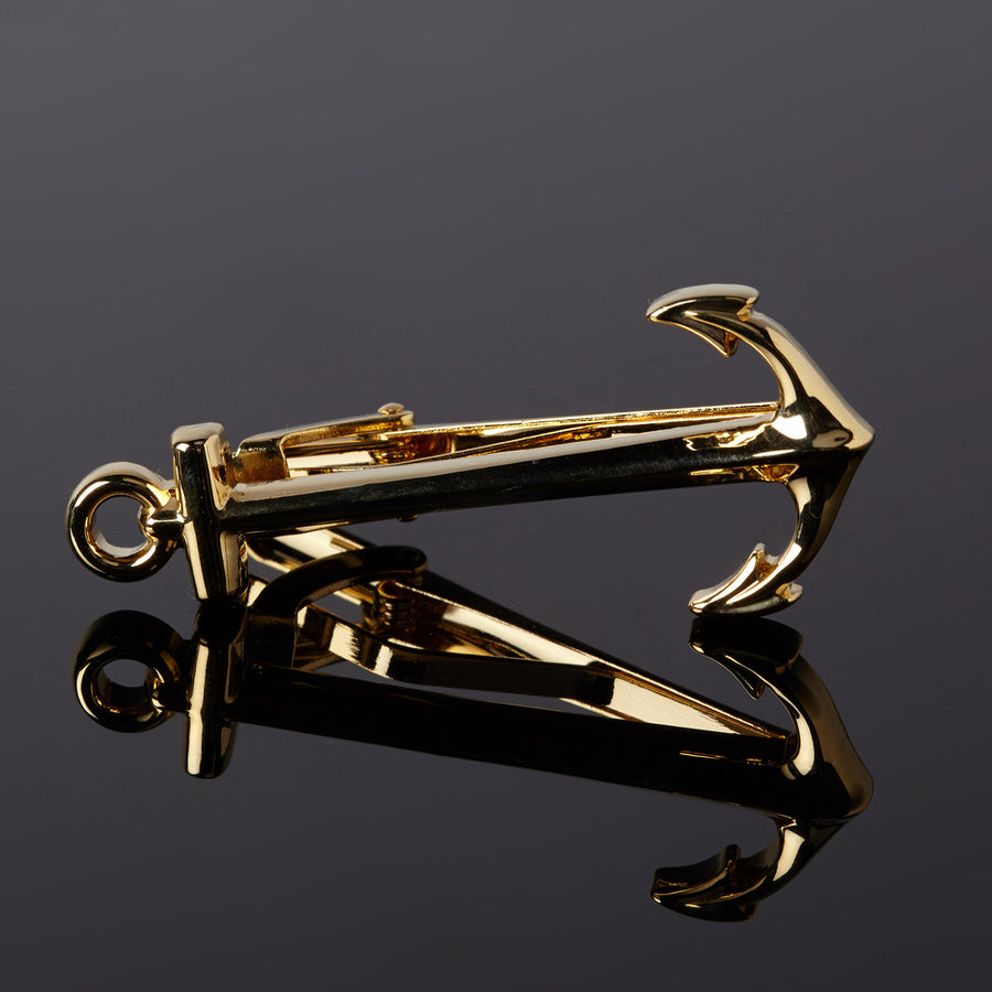Anchor Tie Clip (gold)