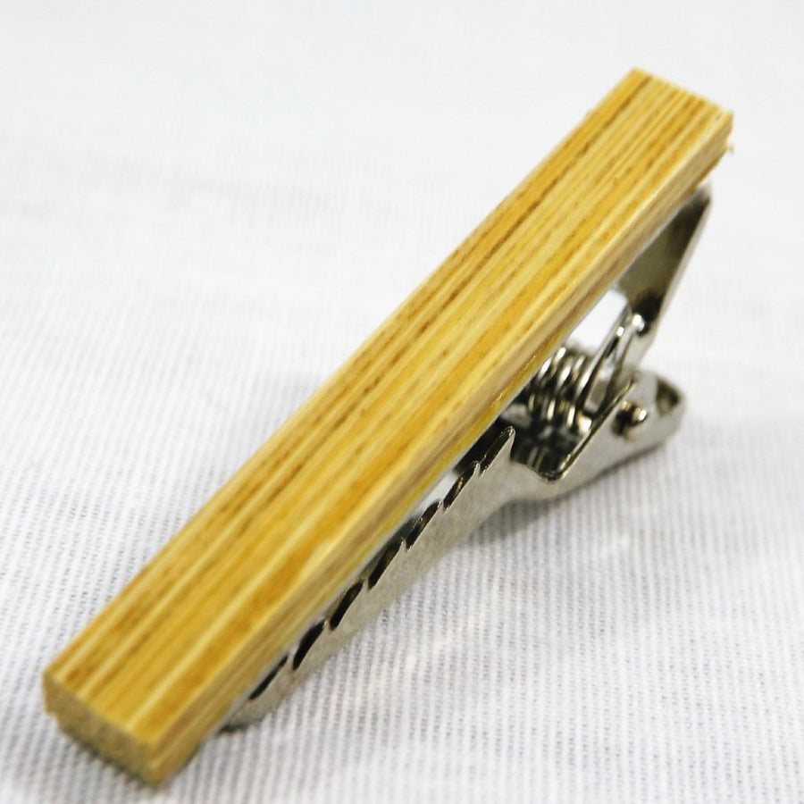 Wooden Tie Clip, Bamboo (1.5