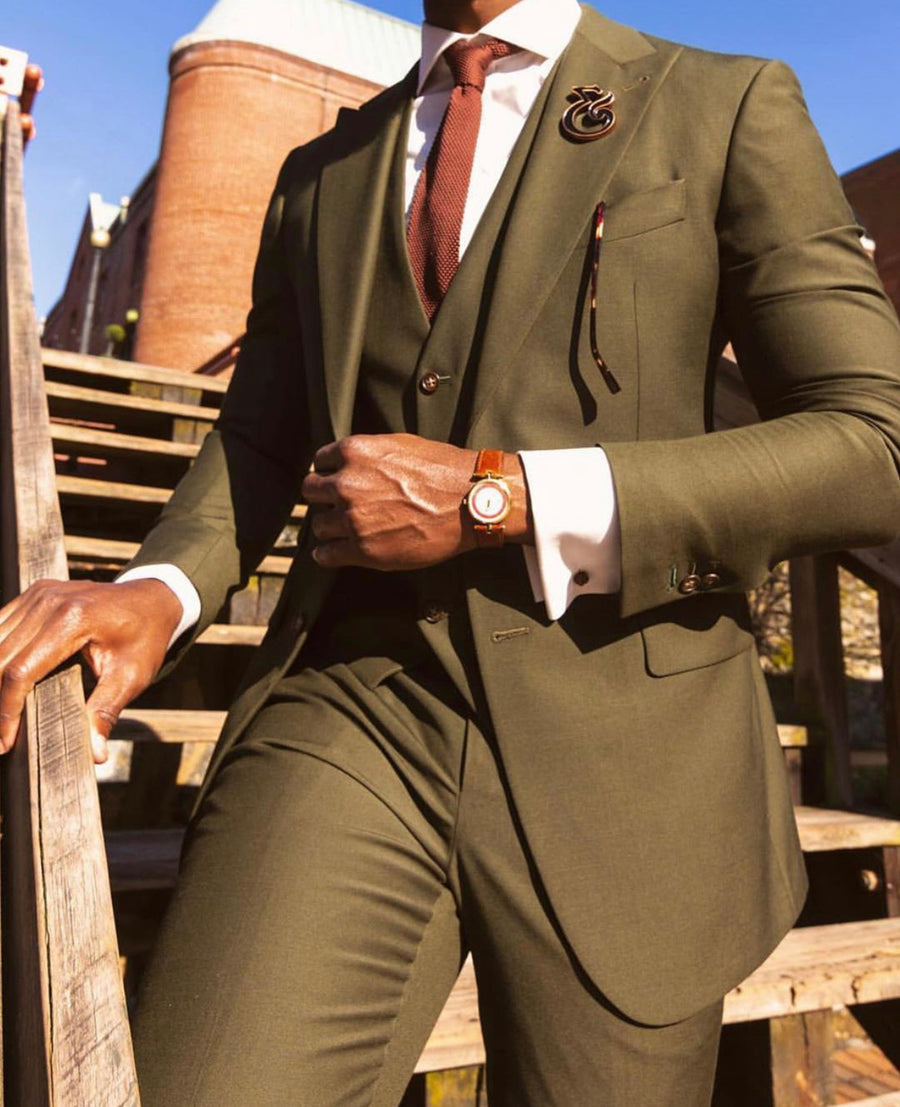Share more than 190 green suit combination men best