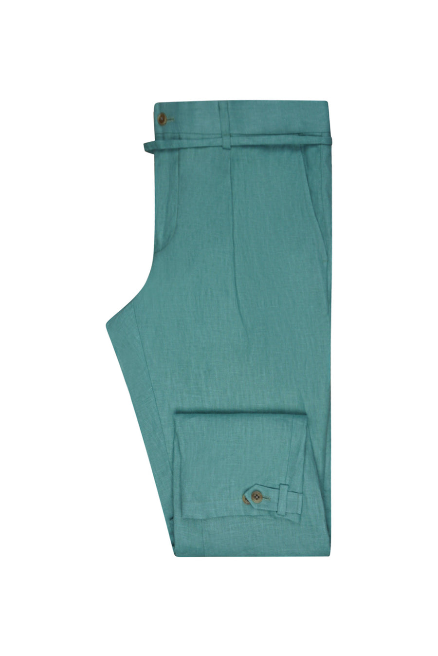 Seafoam Linen Suit Trousers