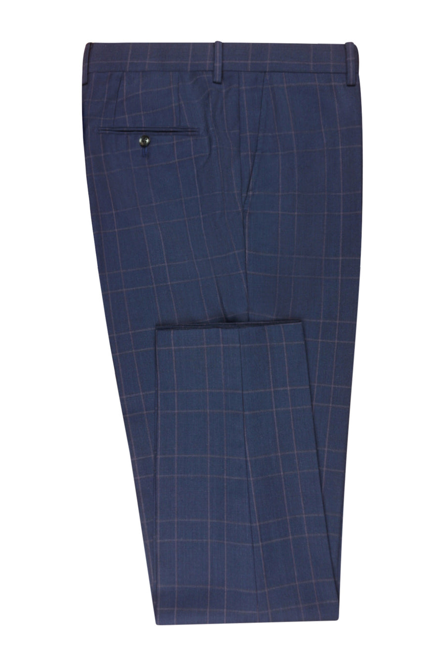 Buy Parx Navy Tapered Fit Flat Front Trousers for Men's Online @ Tata CLiQ