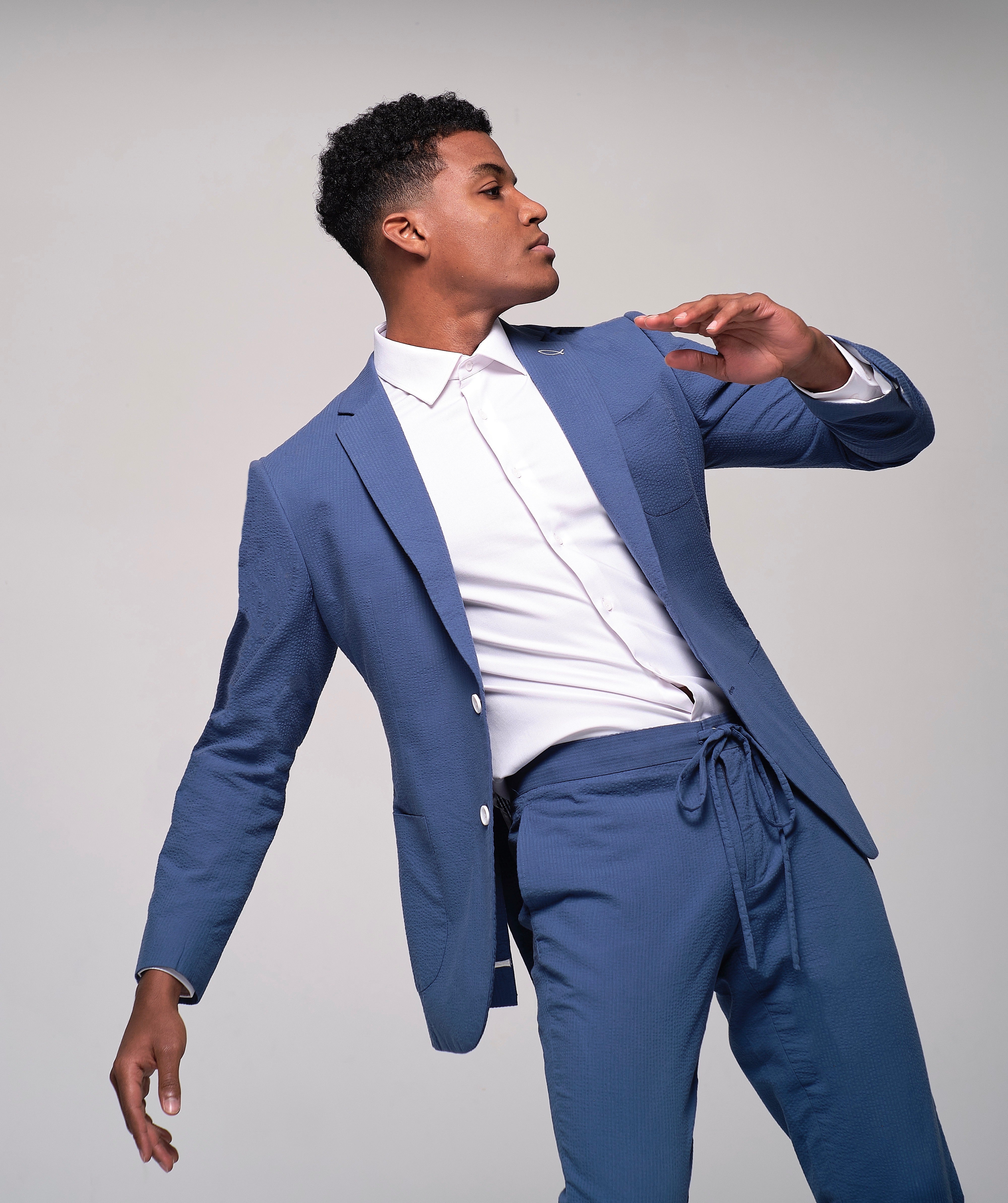 Linen Suit for Men Lilac Casual Wedding Suit for Men