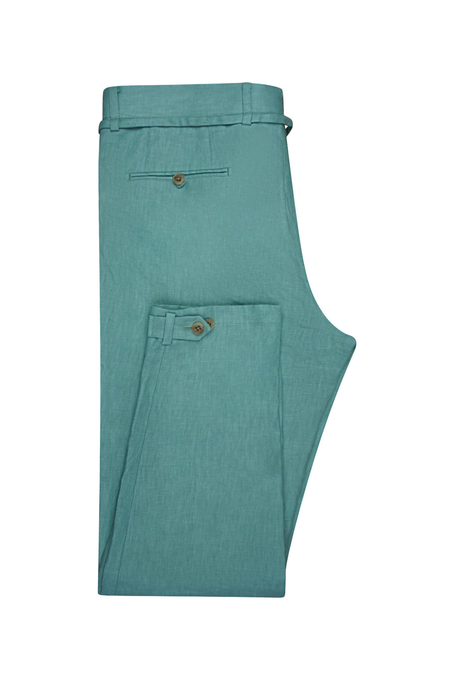 Seafoam Linen Suit Trousers