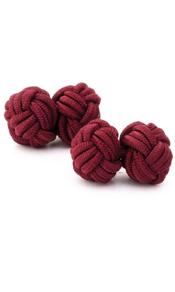Silk Rope Knots (burgundy)