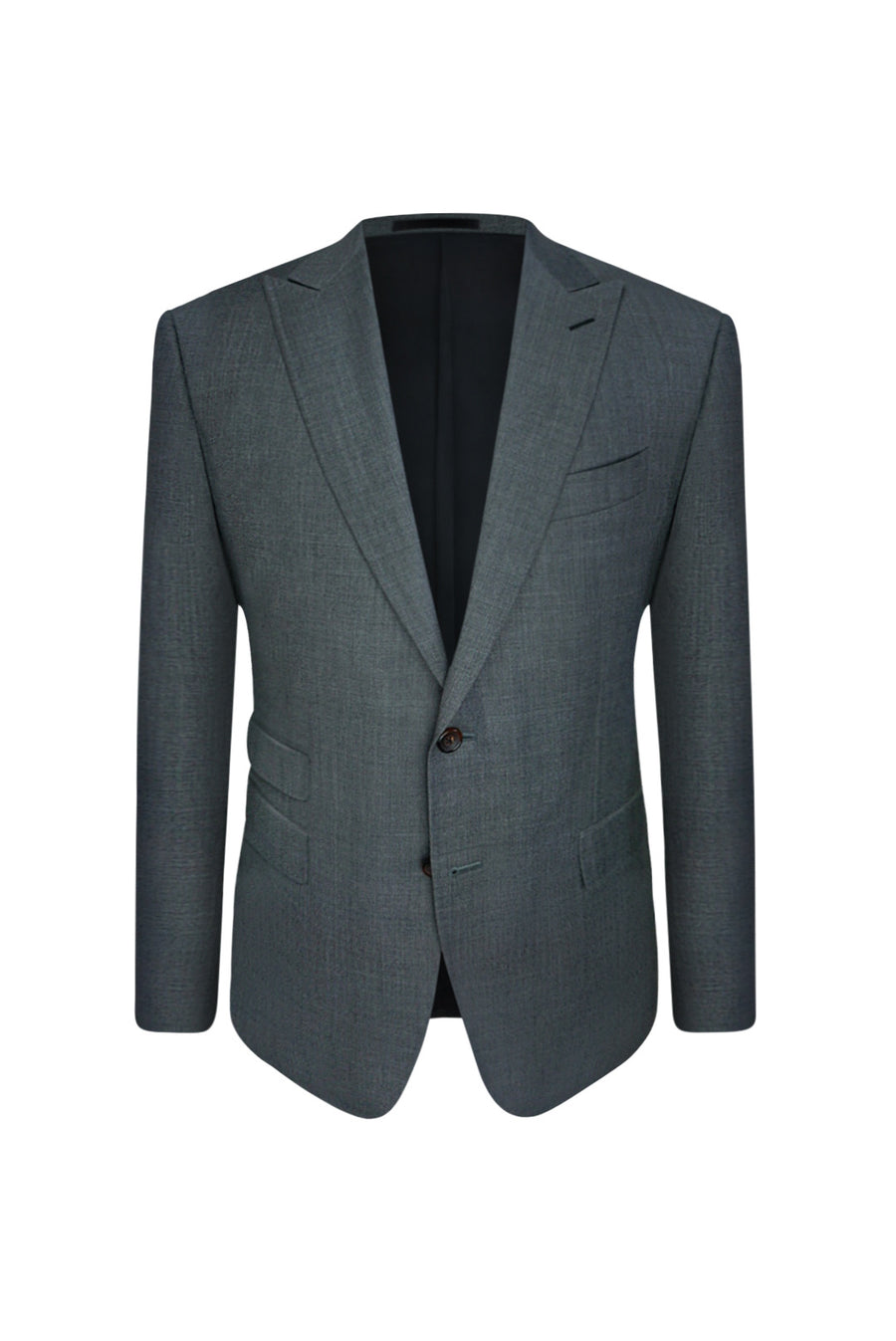 Slim Stretch Marle Tailored Jacket - Light Grey