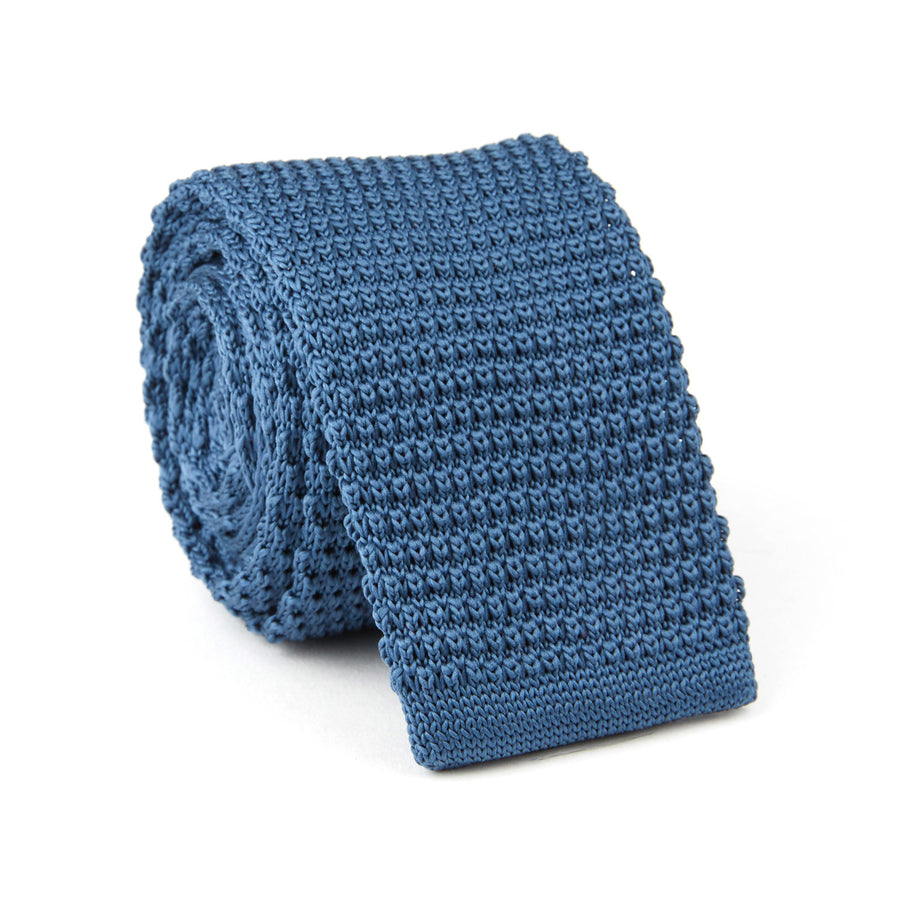 Knit Tie (ocean blue)